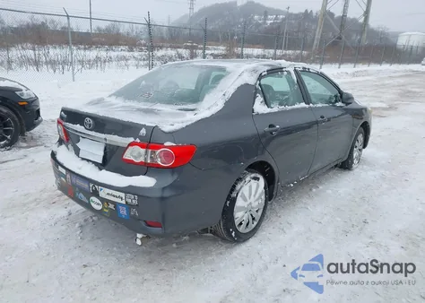 2013 Toyota Corolla Le z USA, uszkodzony, nr VIN 2T1BU4EE3DC981137